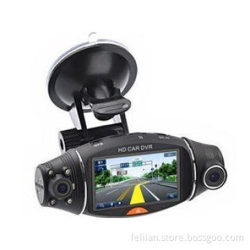 H.264 Dual Camera Full HD 1080p Car DVR Camera Recorder Loo
